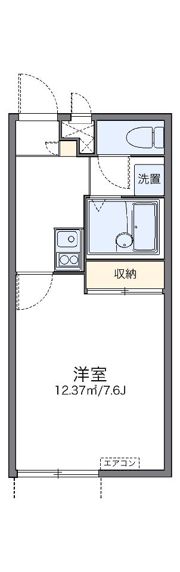 レオパレスエクレールⅡの間取り画像