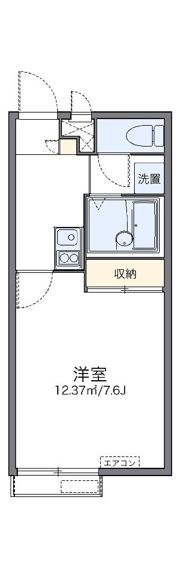 レオパレスエクレールⅡの間取り画像