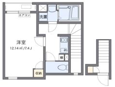 クレイノ雅の間取り画像