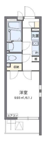 クレイノNAKAMURAの間取り画像