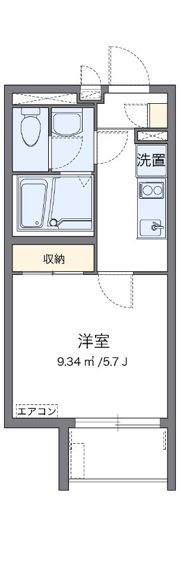 クレイノNAKAMURAの間取り画像