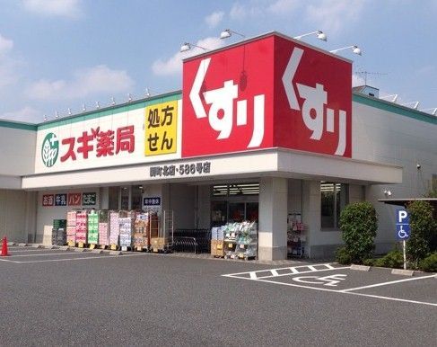 近くにスギ薬局 (物件から徒歩4分 約202m)あり