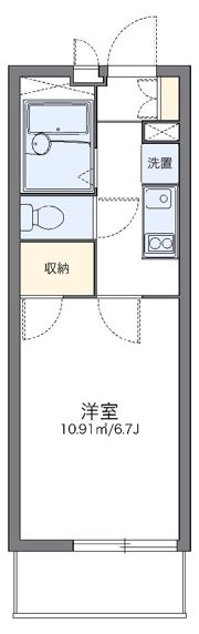 レオパレスゼルコヴァの間取り画像