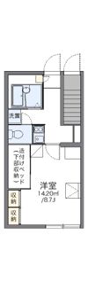 レオパレスウィステーリア平和台の間取り画像