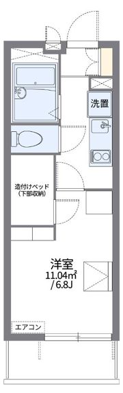 レオパレスアーバン豊玉の間取り画像