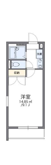レオパレスメイプルハイム高野台1号館の間取り画像