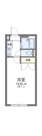 レオパレスメイプルハイム高野台1号館の間取り画像