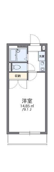 レオパレスメイプルハイム高野台1号館の間取り画像
