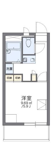レオパレスゴールドクレストの間取り画像