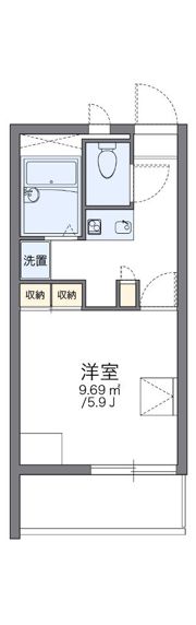 レオパレスゴールドクレストの間取り画像