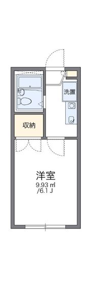 レオパレスビレッジ光が丘参番館の間取り画像