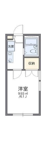 レオパレスビレッジ光が丘参番館の間取り画像