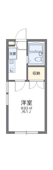 レオパレスビレッジ光が丘参番館の間取り画像