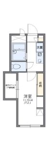 レオパレスSの間取り画像