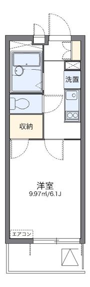 レオパレスガイアの間取り画像