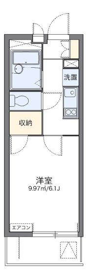 レオパレスガイアの間取り画像