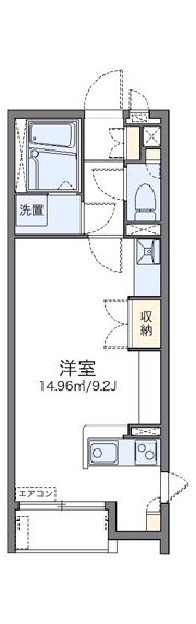 レオネクストオリーブハウスⅥの間取り画像