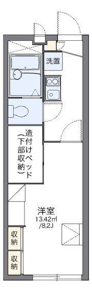 レオパレスヴィブアンの間取り画像