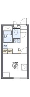 レオパレスアイリスの間取り画像