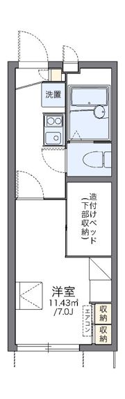 レオパレスフリージアの間取り画像