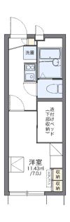 レオパレスフリージアの間取り画像