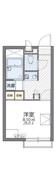 レオパレスセカンドプラザの間取り画像