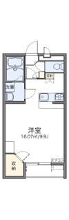 レオパレスイーストカサギの間取り画像