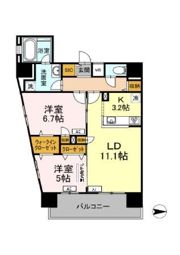 D-room早稲田の間取り画像