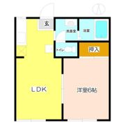 シャルマン忍田の間取り画像