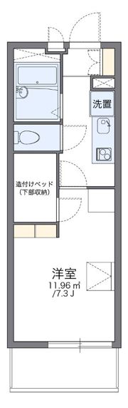 レオパレスリリーの間取り画像