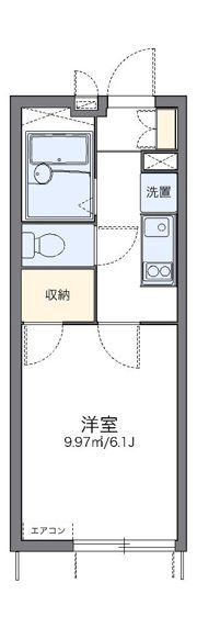 レオパレスKEN Ⅰの間取り画像