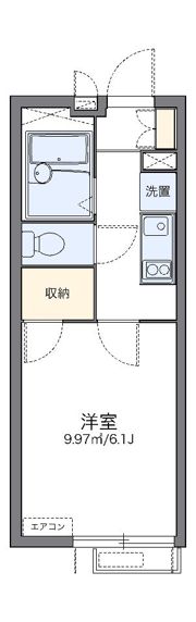 レオパレスKEN Ⅰの間取り画像