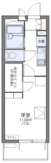 レオパレスエスタⅣの間取り画像