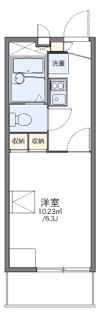 レオパレスQUATREの間取り画像