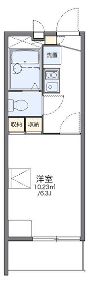 レオパレスQUATREの間取り画像