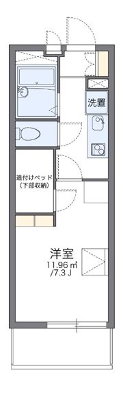 レオパレスシャルメの間取り画像