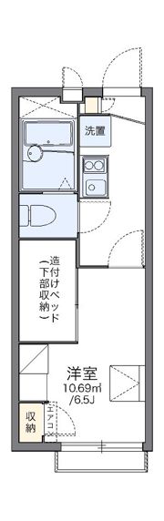 レオパレスメープルの間取り画像