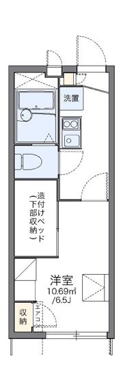 レオパレスメープルの間取り画像