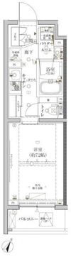 クレイシア新宿ノースの間取り画像