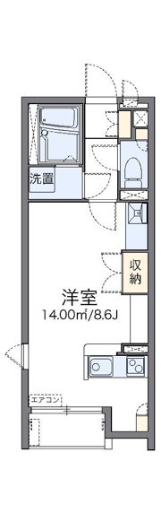 レオネクストジャルダンの間取り画像