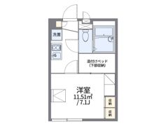 レオパレスサンチェリーの間取り画像