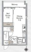LiveCasa千鳥町の間取り画像