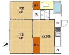 東洋マンションの間取り画像
