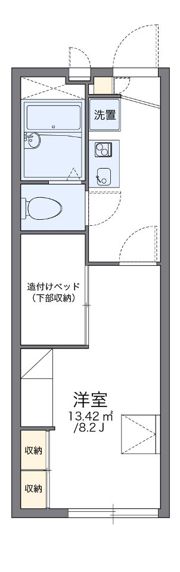 レオパレスwisteriaの間取り画像