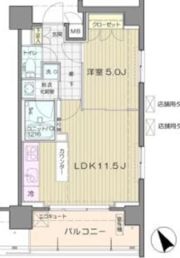 アンビエンテ芝浦の間取り画像
