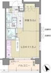 アンビエンテ芝浦の間取り画像