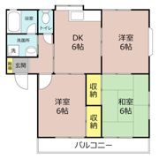 松本コーポ1号棟の間取り画像