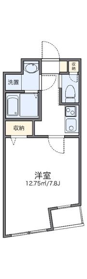 レオパレスエクセルカーサ平和台の間取り画像