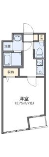 レオパレスエクセルカーサ平和台の間取り画像