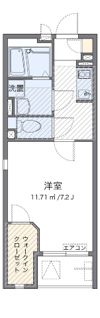 レオネクストD2 a1の間取り画像